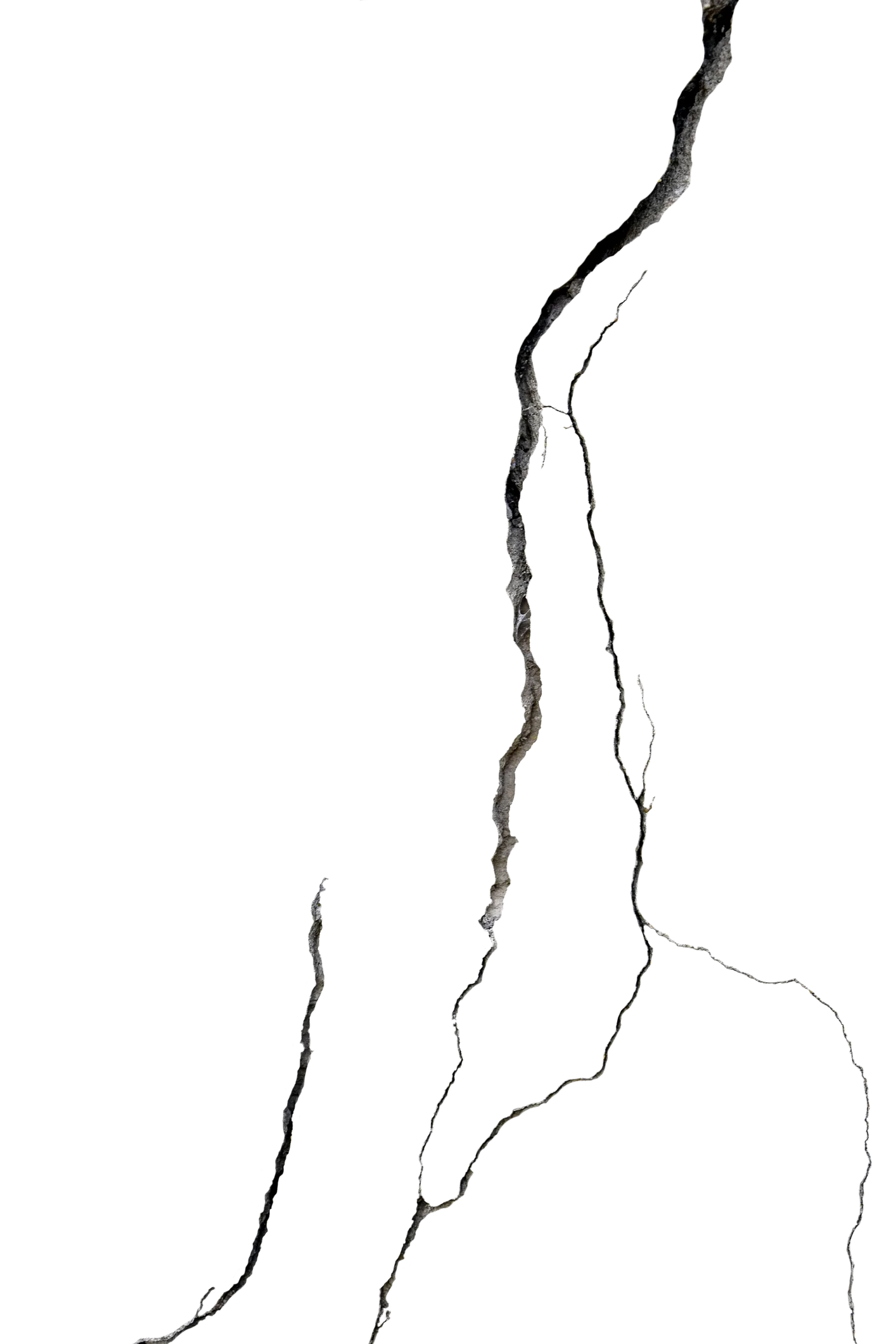 Structural cracks in wall